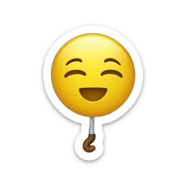 Chat avec un parapluie sticker