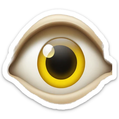 Yeux qui louche sticker