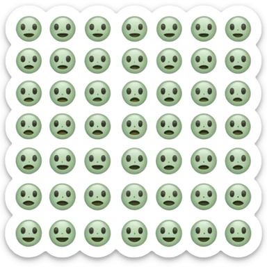 do sage green emojis sticker