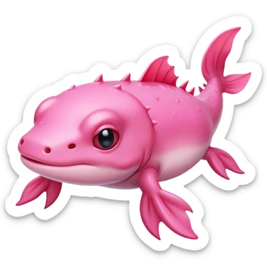 Axolotle sticker