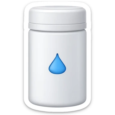 powder bottle sticker