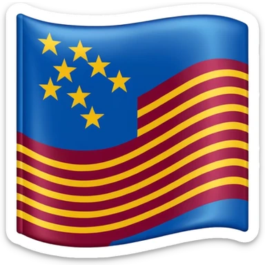 create a barca flag right now sticker
