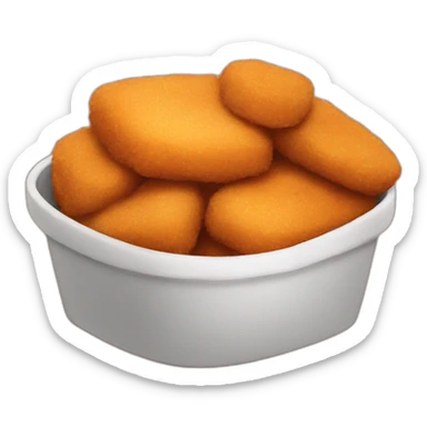 chicken nugget sticker
