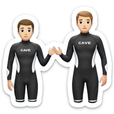 "Cave Divers" written as a logo sticker