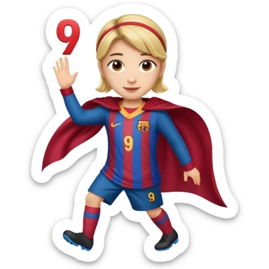 buat costum hanya pakaian saja dan dari belakang barcelona nama punggung irvina dan nomor punggung 9 sticker