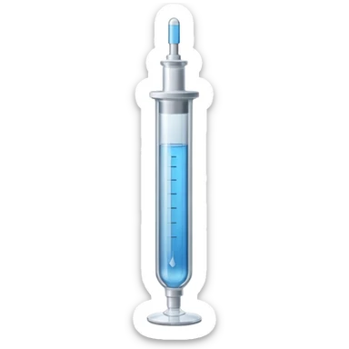 syringe empty sticker