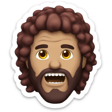 demonio pelirrojo sticker