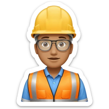 Construction company AI prompt engineer sticker