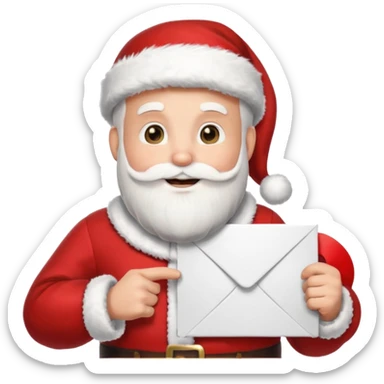 Santa Claus rally sticker