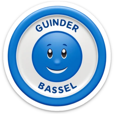 Ein Frisbee mit der Aufschrift: Gsünder Basel sticker