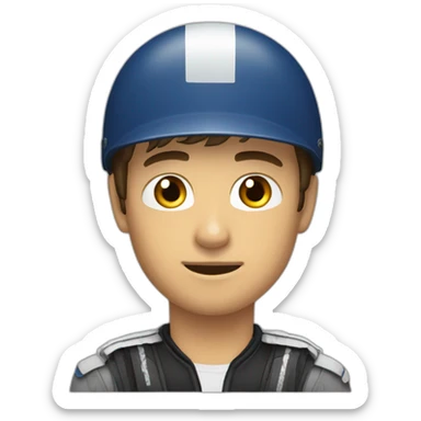 Dakota Jonson pilota de kart sticker