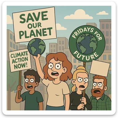  Fridays for Future the people in city sticker