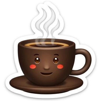 MAKE ONE CUP COFFEE EMOJI sticker