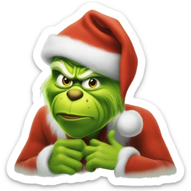Make me a grinch  sticker