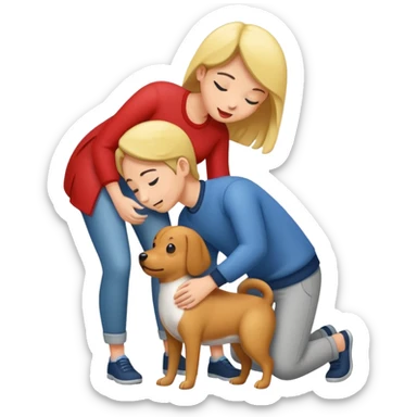 Couple doing doggy style  sticker