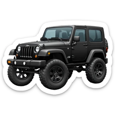 Black Jeep sticker