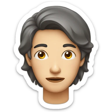 tired-person-who-just-woke-up-exhausted-with-bags-under-eyes sticker