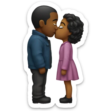 Kissing  sticker