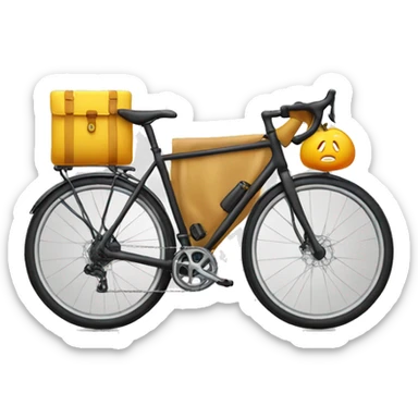 Bike packing sticker