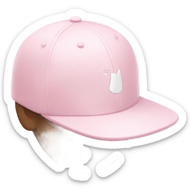 light pink Nike Cap sticker