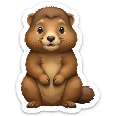 Marmotte sticker