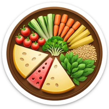 Balance meal sticker