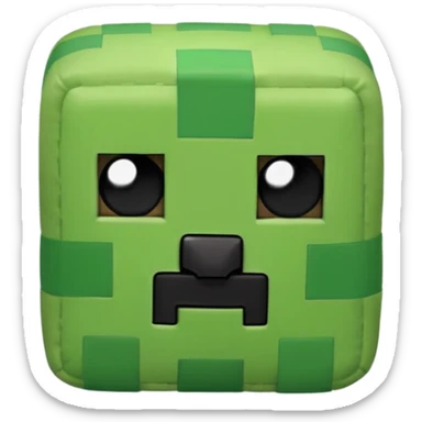 Minecraft creeper plushy cute sticker