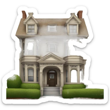 Queen Anne House sticker