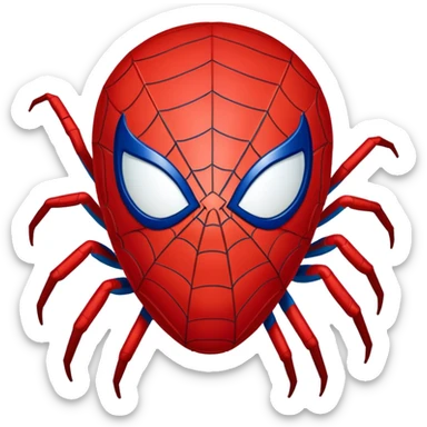 Crée moi un emojis spider man sticker
