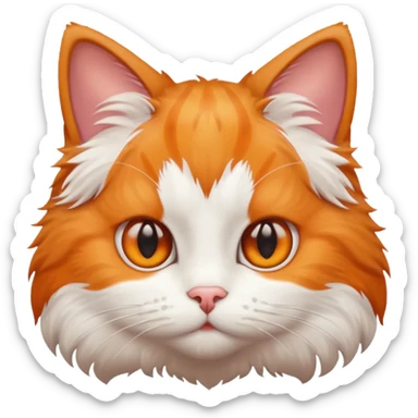 Give me moreCat, cat, animal, animal, oh animal, cats, cats, cats, animal, animal, not a human sticker