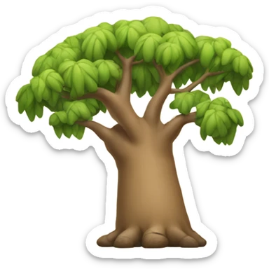 Baobab tree sticker