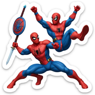 Spiderman,Hulk,Superman,Deadpool,doctor strange sticker