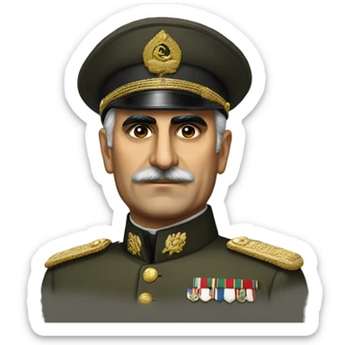 Reza shah sticker