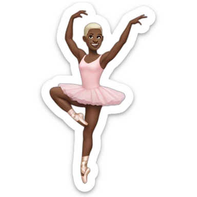 terry crews ballerina sticker