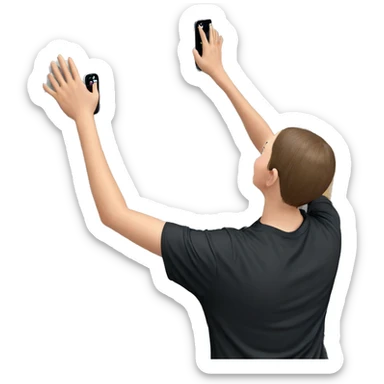 girl in black shirt sticker