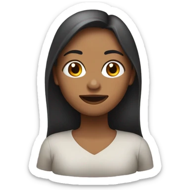 Mulher loira de jaleco com um coração na mão sticker