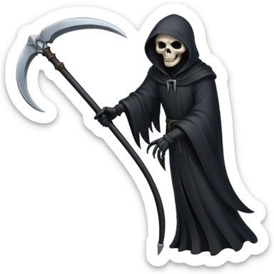 Shadow Scythe for grim reaper sticker