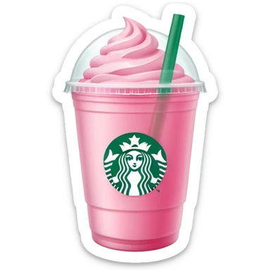 Starbucks pink drink  sticker
