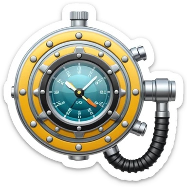 diver regulator sticker