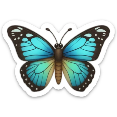 buterfly sticker