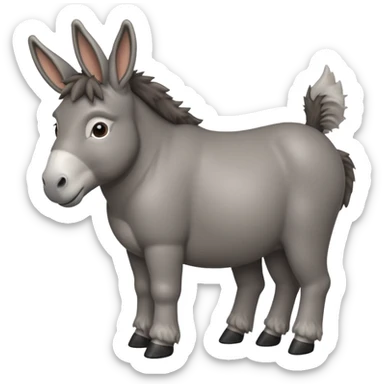 Ass emoji donkey  sticker