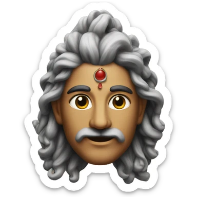 Shiv god sticker