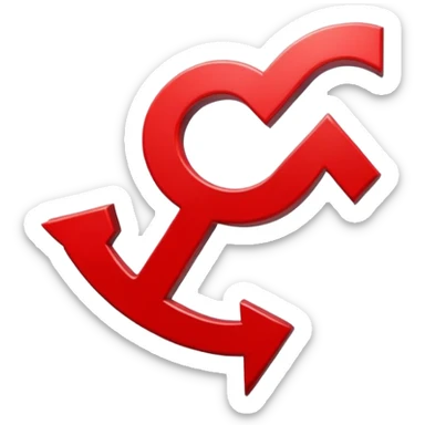 Writing of the word "important" on a red sign sticker