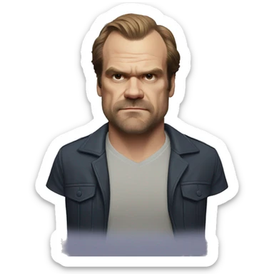 david harbour sticker