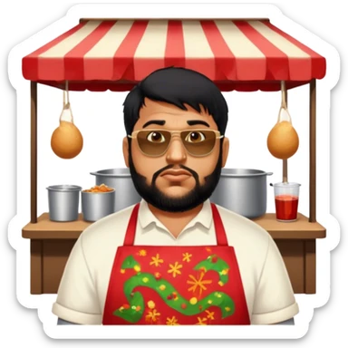 Street Food Vendor sticker