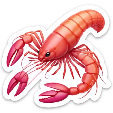 Sugar shrimp sticker