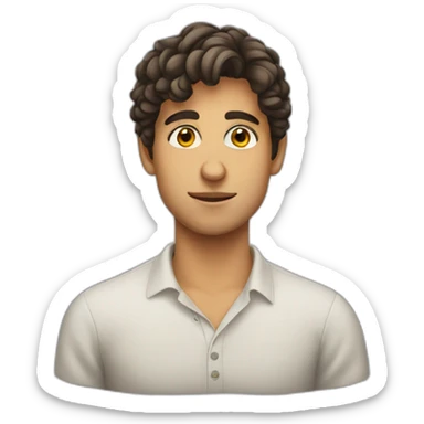 Italian young man sticker