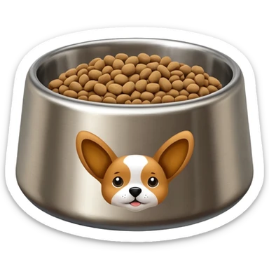 food bowl for pet sticker