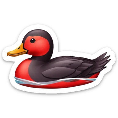 red scoter sticker