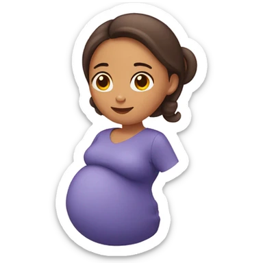 mujer embarazada sticker